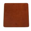 Leder Untersetzer, Leather Coaster DRYNK Chestnut - 2