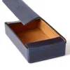 Leder Etui, Leather Case ETWEE Short Navy - 3
